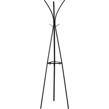 regál Černý kovový věšák Kave Home Stearn 183 cm