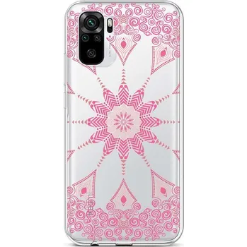 Pouzdro na mobilní telefon Kryt Xiaomi Redmi Note 10 silikon Pink Mandala (obal neboli pouzdro na Xiaomi Redmi Note 10)