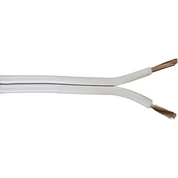 elektrický kabel Vodič V03VH-H (CYH) 2x1,5mm² bílý-černý 20m