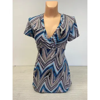 Dámská tunika Halenka ALICET, Barva Světle modrá, Velikost XXXL56, Materiál 98% Polyester 2% Lycra