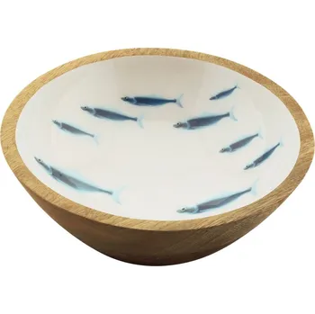 Sada nádobí SEA CLUB Mísa dřevěná s rybkami menší 9720