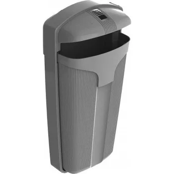 Venkovní odpadkový koš Venkovní odpadkový koš CIBELES 50 l - šedá