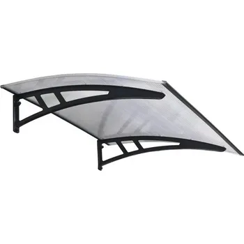 Stříška nad vchodové dveře Vchodová stříška Calisto 950 x 1360 x 245 mm šedá