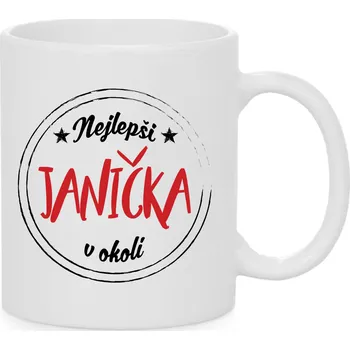 Hrnek - Nejlepší Janička v okolí Barva: Bílá