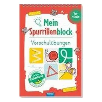 První čtění Trötsch Mein Spurrillenblock Vorschulübungen Übungsbuch - Trötsch Verlag