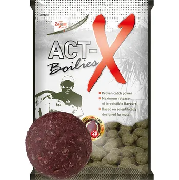 Boilies Carp Zoom Act-X Boilies - Pálivé koření-Česnek Průměr: 16 mm, Hmotnost: 800 g