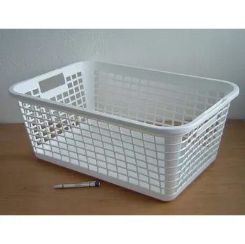 Koš na prádlo Koš na prádlo velký 676x455x265mm bílý