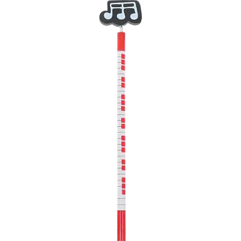 Grafitová tužka Obyčejná tužka - Klaviatura - S notami na pérku - Červená