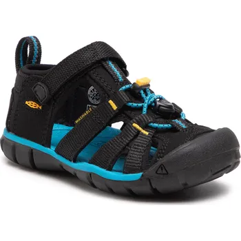 Chlapecká obuv Keen Seacamp II CNX Children Black/Keen Yellow