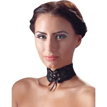 Dámské erotické prádlo Obojek krajkový Cottelli Collection CHOKER LACE black | Cottelli