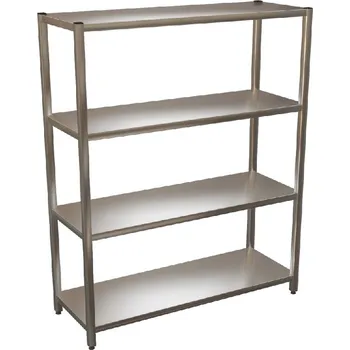 Dílenský regál Regál nerez policový KRGP - hloubka 400mm Délka: 1500x400mm