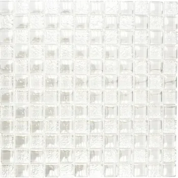 Obklad Skleněná mozaika XCM 8LU90 BÍLÁ 29,8x29,8 cm