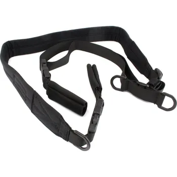 Airsoft EmersonGear Jedno a dvoubodový popruh L.Q.E - černý