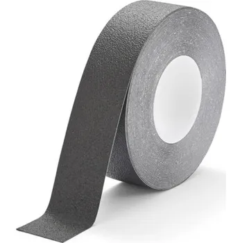 Výstražná páska Protiskluzová páska hrubá pružná černá Protiskluz hrubá pružná černá 50mmx18,3m