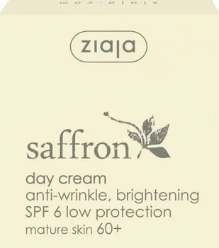 Pleťový krém Ziaja Saffron protivráskový rozjasňující krém 60+ 50 ml