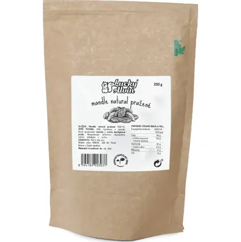 Mandle natural pražené, 250 g