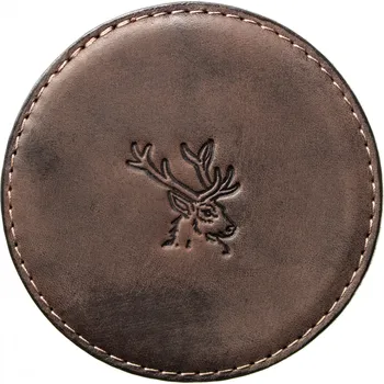 Podtácek WILD SKIN Kožený podtácek DEER Lux Barva podtácku: Terra, Počet: 1, Dárková plechová krabička: Ne