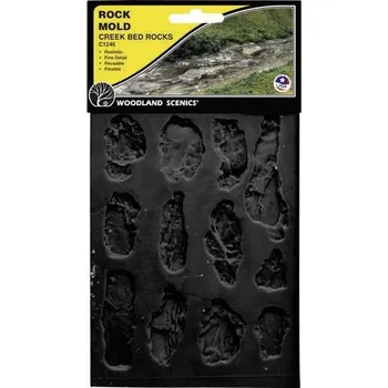 Modelová železnice Woodland Scenics WC1246 univerzální kaučuková forma koryto potoka (d x š) 190 mm x 120 mm