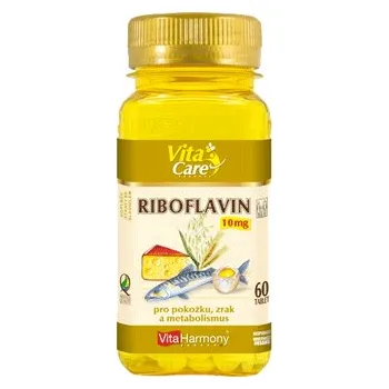 VitaHarmony Riboflavin - Vitamin B2 10mg Zvolte variantu: 60 tablet