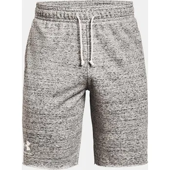 Pánské kraťasy Kraťasy Under Armour RIVAL TERRY SHORT-WHT - bílé Velikost: L