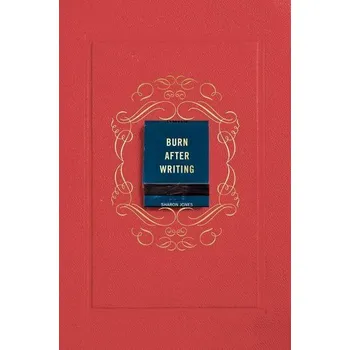 Kniha Burn After Writing (Coral) - Jones, Sharon