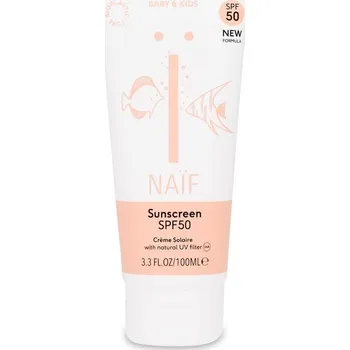 Přípravek na opalování NAIF Baby & Kids opalovací krém pro děti SPF50 100 ml