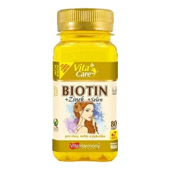 VitaHarmony Biotin 300 µg + Selen + Zinek Zvolte variantu: 360 tablet