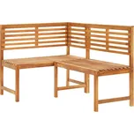 vidaXL Zahradní rohová lavice 140 cm…