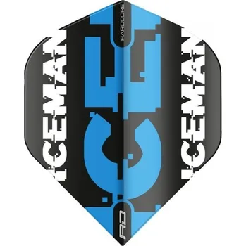 Příslušenství pro šipky Letky Red Dragon Hardcore Gerwyn Price - Black & Blue Logo