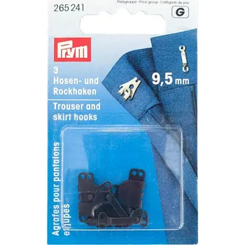 Zapínání Prym 265241, háček + očko, 9,5 mm