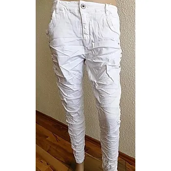 Dámské džíny Dámské rifle LEXXURY bílé