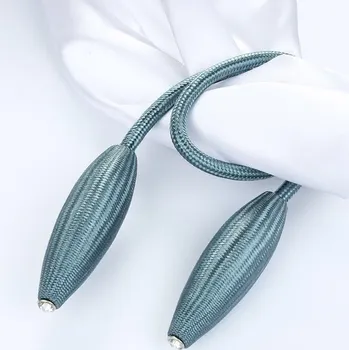 Příslušenství pro záclonu a závěs Spona na závěsy Šedomodrá