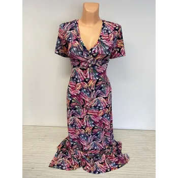 Dámské šaty Šaty pro svatební matky RITA, Barva Růžová, Velikost XL46, Materiál 96% Viskoza 4% Lycra