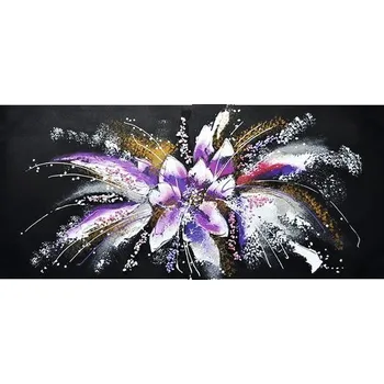 Obraz Obraz na plátně, ručně malovaný Třesk 55x120cm