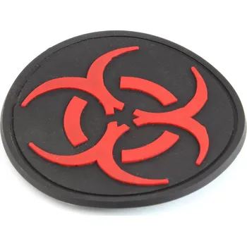 Nášivka EmersonGear PVC 3D nášivka "Resident Evil" - černo/červená