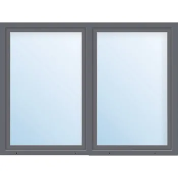 Okno Plastové okno dvoukřídlé se štulpem ARON Basic bílé/antracit 1000 x 1050 mm