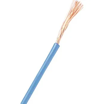 elektrický kabel Kabel H07V-K (CYA) 1,5 modrý, metrážové zboží