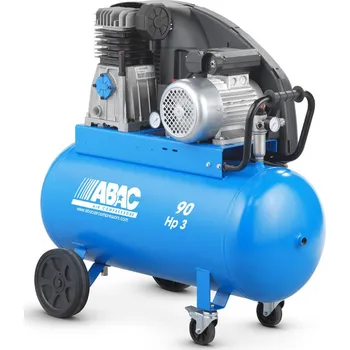 Kompresor ABAC kompresory Jednostupňový kompresor A39B-2,2-90CT příkon 2,2 kW, sací výkon 393 l/min, tlak 10 bar, vzdušník 90 l, napětí 400/50 V/Hz
