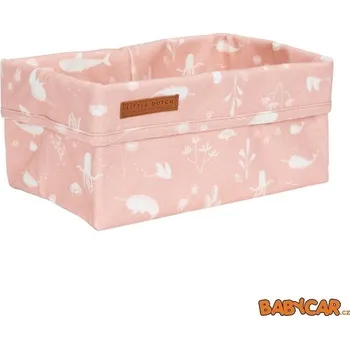 Úložný box LITTLE DUTCH koš na kosmetiku Ocean Pink DOPRODEJ!