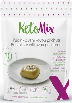 KetoMix Proteinový pudink s vanilkovou příchutí 10 porcí