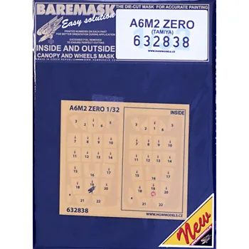 Plastikový model HGW 1/32 Mask A6M2 ZERO (TAM)
