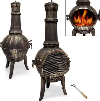 Zahradní krb DBA Chimenea 101090 černý