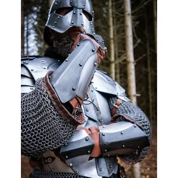 Karnevalový kostým Epic Armoury Kovové chrániče předloktí Dreki, velikost L/XL