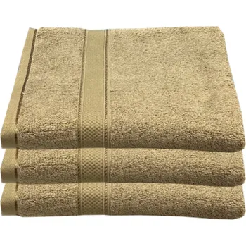 Ručník Froté ručník 50x100 Jednobarevný béžový