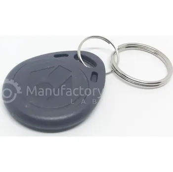 Datový terminál Klíčenka, RFID, 125 kHz, šedá, EM4100, EM4102, TK4100, token, nepřepisovatelný