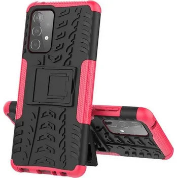 Pouzdro na mobilní telefon Kryt Samsung A52 ultra odolný růžový (obal neboli pouzdro Samsung A52)