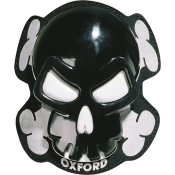 Motocyklový chránič Slidery Skull, OXFORD (černé, pár)