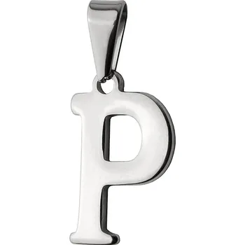 Přívěsek Přívěsek písmeno P z chirurgické oceli S411015