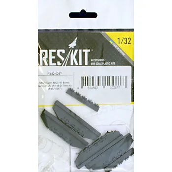 Plastikový model Reskit 1/32 BRU32 with ADU-703 Bomb Rack (4 pcs.)