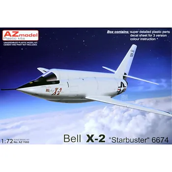 Plastikový model 1/72 Bell X-2 'Starbuster' 6674 (3x camo)